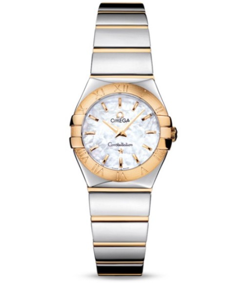 Omega Constellation Polished Quarz Mini Watch Replica 123.20.24.60.05.004