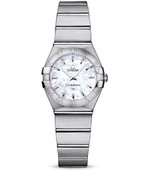 Omega Constellation Brushed Quarz Mini Watch Replica 123.10.24.60.05.001