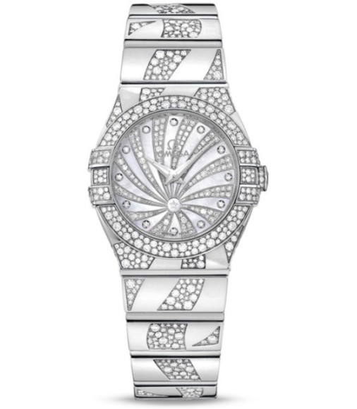 Omega Constellation Luxury Edition Quarz Small Watch Replica 123.55.27.60.55.012