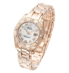 Rolex Lady-Datejust Pearlmaster Watch Replica 80315-1