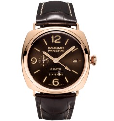 Replica Panerai Radiomir 8 Days GMT rose gold PAM00395