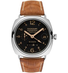 Replica Panerai Radiomir 10 Days GMT Automatic Platino PAM00495