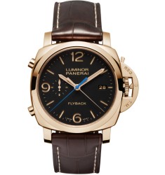 Replica Panerai Luminor 1950 3 Days Chrono Flyback Automatic rose gold PAM00525