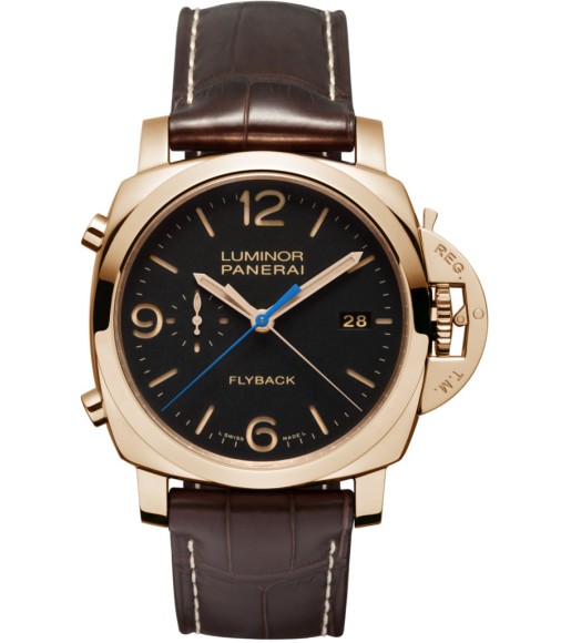 Replica Panerai Luminor 1950 3 Days Chrono Flyback Automatic rose gold PAM00525