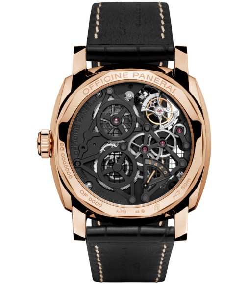 Replica Panerai Radiomir 1940 Tourbillon GMT rose gold PAM00559