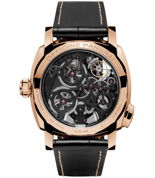 Replica Panerai Radiomir 1940 Minute Repeater Carillon Tourbillon GMT rose gold PAM00600