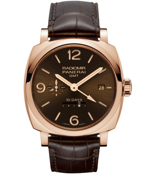 Replica Panerai Radiomir 1940 10 Days GMT Automatic rose gold PAM00624