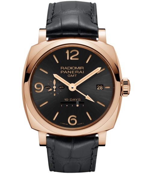 Replica Panerai Radiomir 1940 10 Days GMT Automatic rose gold PAM00625