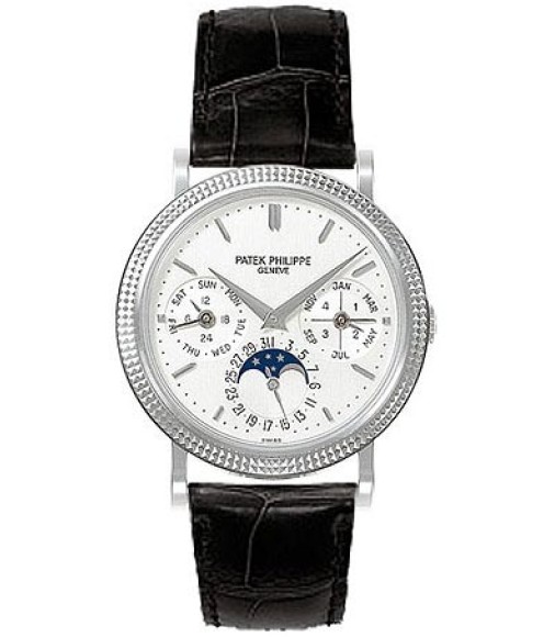 Patek Philippe Annual Calender Moonphase White Dial Mens Watch Replica 5039G