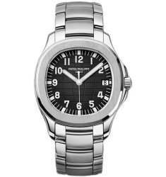 Patek Philippe Aquanaut Black Dial Stainless Steel Automatic Mens Watch Replica 5167-1A