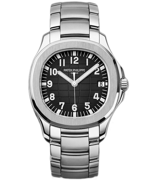 Patek Philippe Aquanaut Black Dial Stainless Steel Automatic Mens Watch Replica 5167-1A