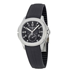 Patek Philippe Aquanaut Dual Time Black Dial Automatic Mens Watch Replica 5164A-001