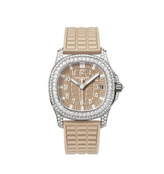 Patek Philippe Aquanaut Luce Haute Joaillerie Honey Beige Ladies Watch Replica 5069G-020