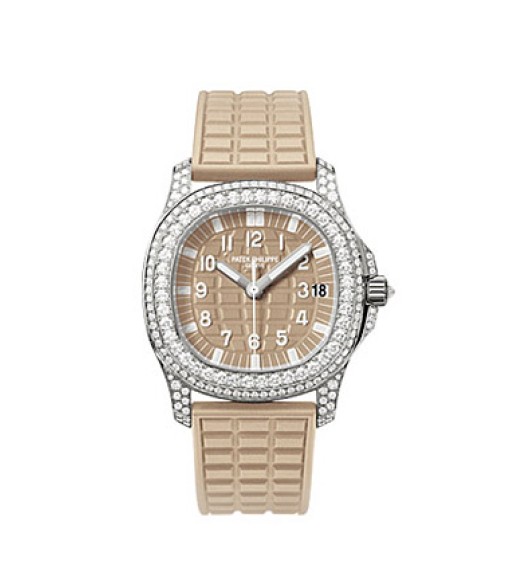 Patek Philippe Aquanaut Luce Haute Joaillerie Honey Beige Ladies Watch Replica 5069G-020