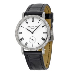 Patek Philippe Calatrava 31mm Mechanical White Dial Mens Watch Replica 7119G-010