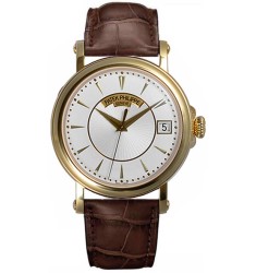 Patek Philippe Calatrava Automatic Opaline Dial 18 kt Yellow Gold Mens Watch Replica 5153J