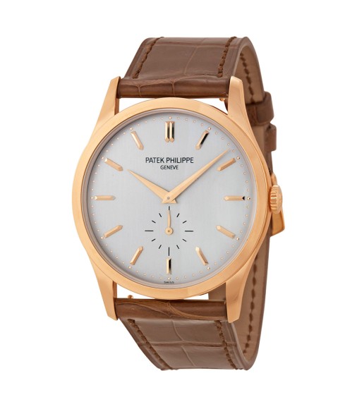 Patek Philippe Calatrava Opaline Dial 18K Rose Gold Mens Watch Replica 5196R-001