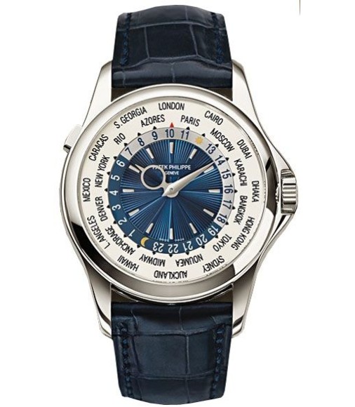 Patek Philippe Complications Automatic GMT Blue and Dial Mens Watch Replica 5130P-020