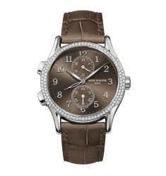 Patek Philippe Complications Chronograph Brown Dial Ladies Watch Replica 7134G-001