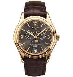 Patek Philippe Complications Grey Dial 18kt Yellow Gold Mens Watch Replica 5146J-010