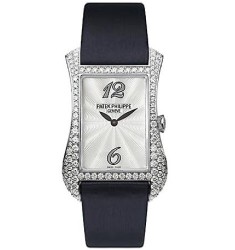 Patek Philippe Gondolo Serata 18kt White Gold Diamond Ladies Watch Replica 4973G