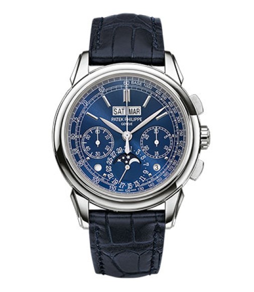 Patek Philippe Grand Complication Blue Dial Chronograph Mens Watch Replica 5270G-019