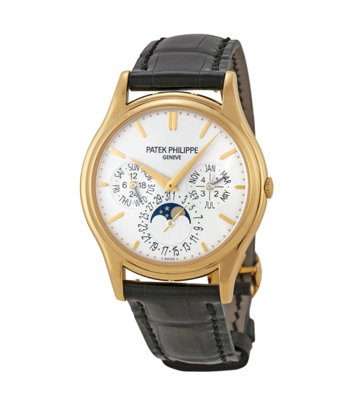 Patek Philippe Grand Complication White Dial 18kt Yellow Gold Mens Watch Replica 5140J-001