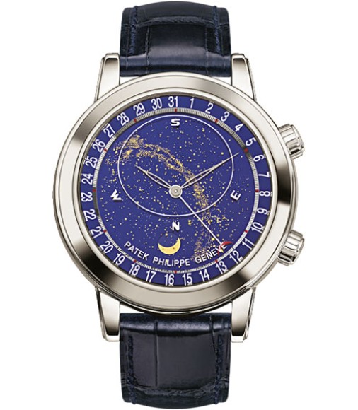 Patek Philippe Grand Complications Platinum Mens Watch Replica 6102P-001