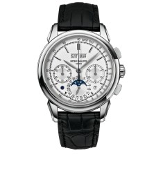 Patek Philippe Grand Complications Silver Dial 18K White Gold Mens Watch Replica 5270G-013