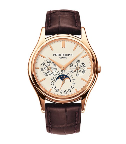 Patek Philippe Grand Complications Silver Dial 18kt Rose Gold Mens Watch Replica 5140R-011