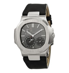 Patek Philippe Nautilus Automatic Moonphase Slate Grey Dial Mens Watch Replica 5712G/001