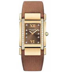 Patek Philippe Twenty-4 18kt Rose Gold Chocolate Strap Diamond Ladies Watch Replica 4920R