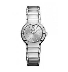 Piaget Gouverneur Silver Guilloche Dial 18K White Gold Mens replica Watch G0A38114	