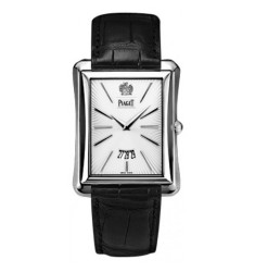 Piaget Altiplano Mechanical Black Dial 18Kt White Gold Mens replica Watch GOA29113	