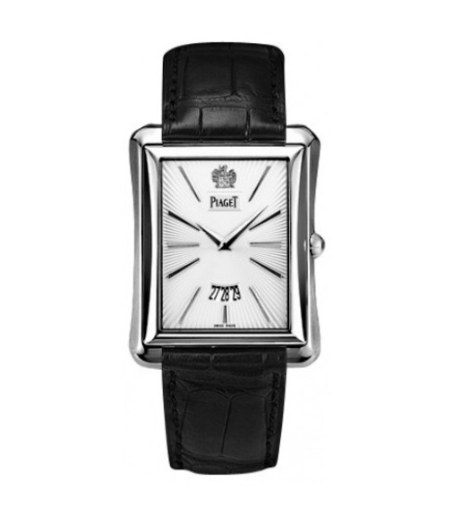 Piaget Altiplano Mechanical Black Dial 18Kt White Gold Mens replica Watch GOA29113	