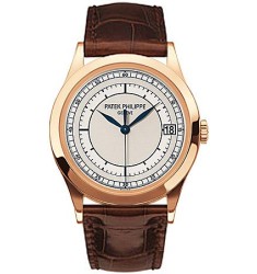 Patek Philippe Calatrava 18k Rose Gold Mens Watch Replica 5296R-001