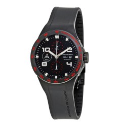 Porsche Design P6340 Red Dial Automatic Mens Chronograph Watch