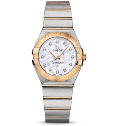 Omega Constellation Brushed Quarz Small Watch Replica 123.20.27.60.55.002