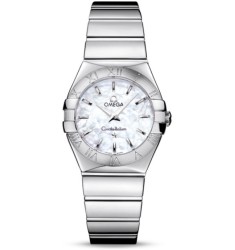 Omega Constellation Polished Quarz Small Watch Replica 123.10.27.60.05.002