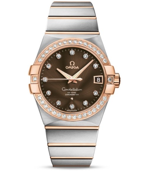 Omega Constellation Chronometer 38mm Watch Replica 123.25.38.21.63.001