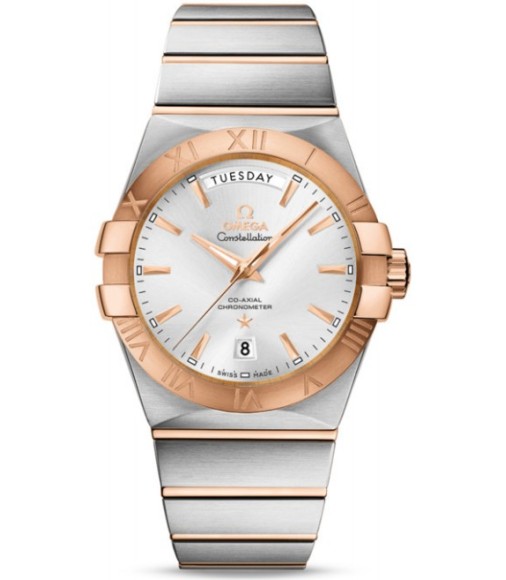 Omega Constellation Day Date Watch Replica 123.20.38.22.02.001