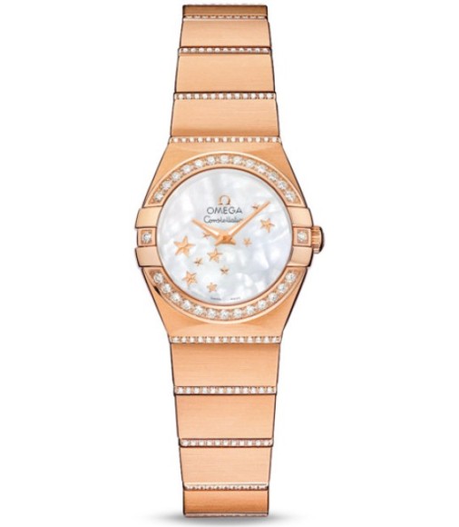 Omega Constellation Brushed Quarz Mini Watch Replica 123.55.24.60.05.004