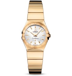 Omega Constellation Polished Quarz Mini Watch Replica 123.50.24.60.02.004