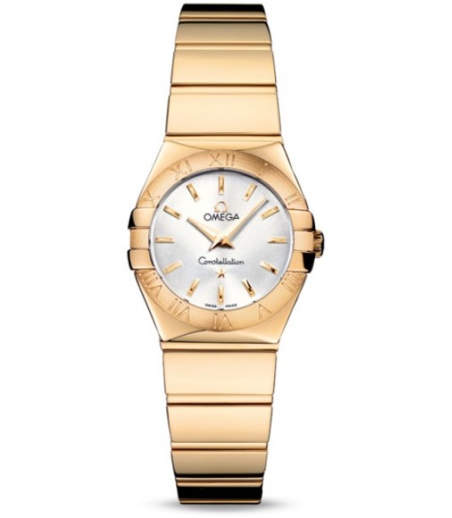 Omega Constellation Polished Quarz Mini Watch Replica 123.50.24.60.02.004