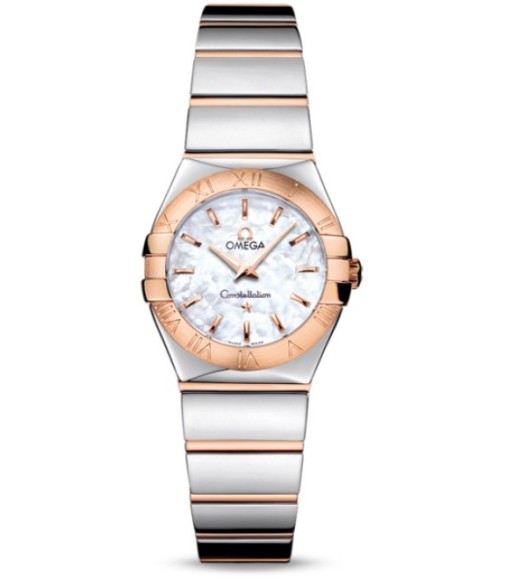 Omega Constellation Polished Quarz Mini Watch Replica 123.20.24.60.05.003