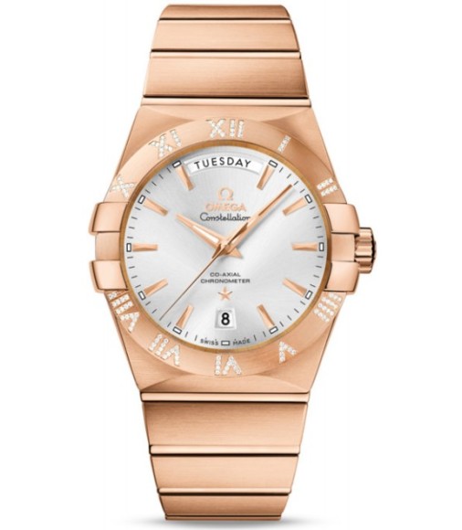Omega Constellation Day Date Watch Replica 123.55.38.22.02.001