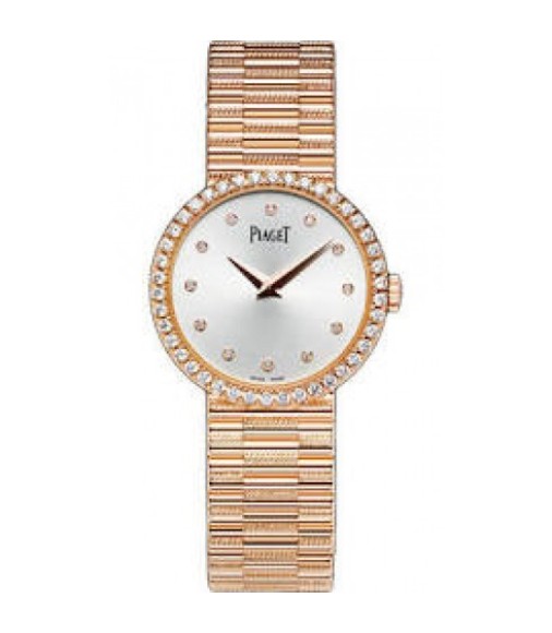 Piaget Altiplano White Dial 18K Rose Gold Automatic Ladies replica Watch GOA40105	