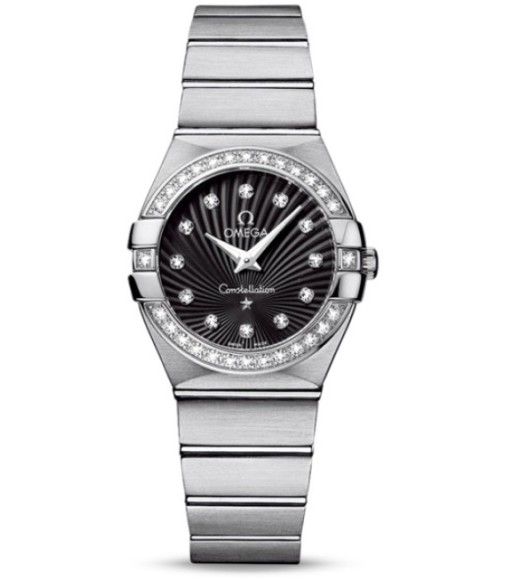 Omega Constellation Brushed Quarz Small Watch Replica 123.15.27.60.51.001