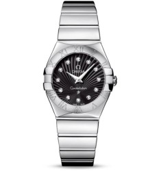 Omega Constellation Polished Quarz Small Watch Replica 123.10.27.60.51.002
