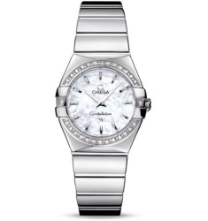 Omega Constellation Polished Quarz Small Watch Replica 123.15.27.60.05.002